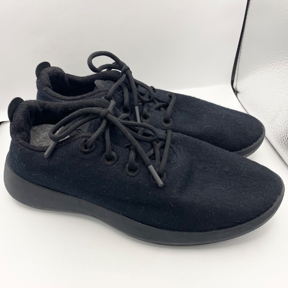 Allbirds mens merino wool runner comfy classic black sneakers Size 11 - Picture 12 of 14